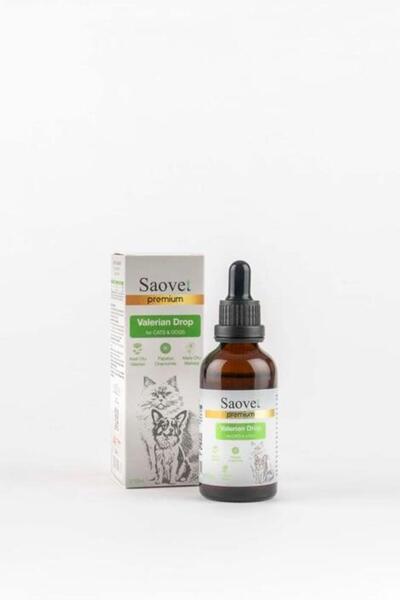 Saovet Valerian Drop Kediler ve Köpekler İçin Sakinleştirici Damla 50 ml