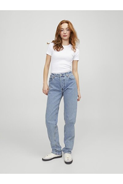 JJXX Yüksek Bel Bol Paça Straight Kadın Denim Pantolon 12229033