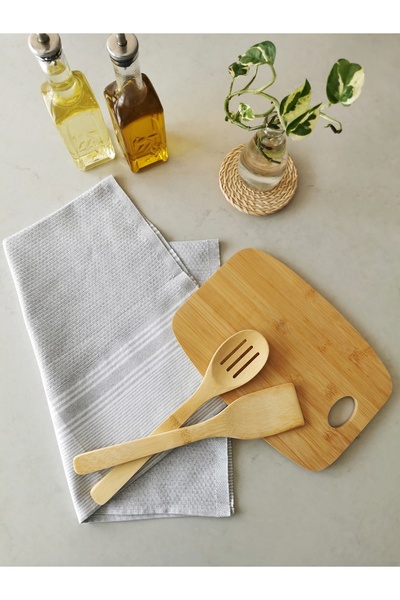 Halley Concept قطعة قماش لتجفيف المطبخ باللون الرمادي مقاس 50x70