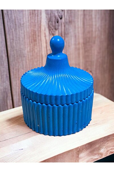 aralmini Bernamiofficial Özel El Yapımı Kapaklı Seramik Şekerlik Lokumluk Tak...