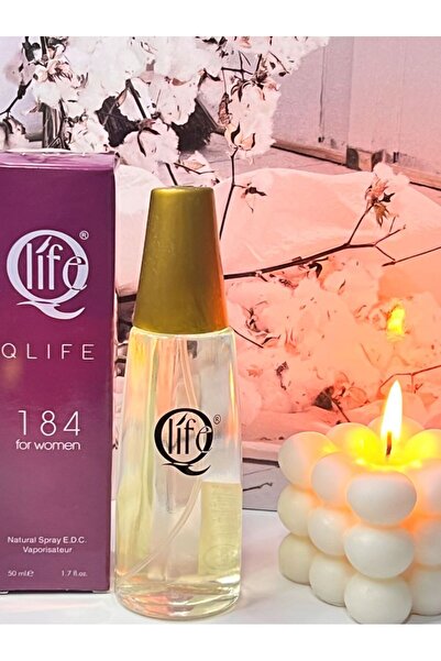 Qlife No: 184 Euphoria Oriental-Çiçek Kokulu Kadın Parfüm 50 ml EDC