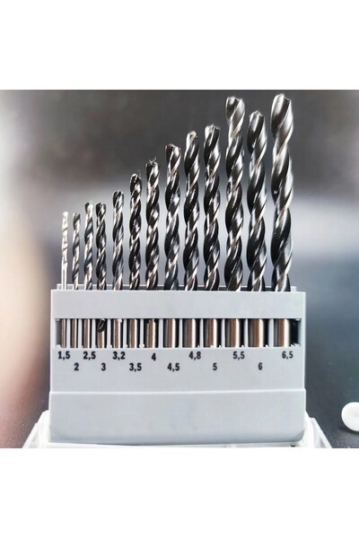 Neler Geldi Neler Matkap Uçları 13 Parça Profesyonel Set Metal Delme Matkap Ucu