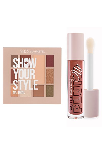 Show by Pastel Show Your Style - Far Paleti 464 Natural + Dolgunlaştıran Duda...