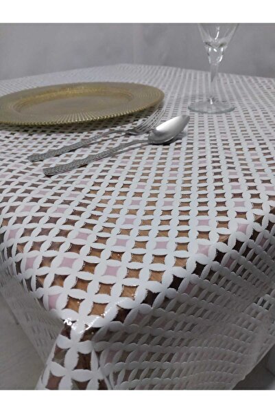 Herseyygüzell Față de masă lăcuită PVC Lace Look