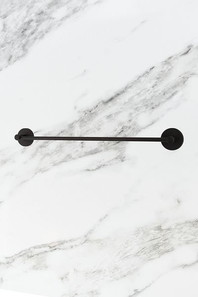 UG Home Ανοξείδωτη μαύρη μακριά θήκη για πετσέτες/ θήκη για χαρτοπετσέτα τουαλέτας με στενό κάλυμμα/ Σετ αξεσουάρ μπάνιου μπουρνούζι πιρουνιού