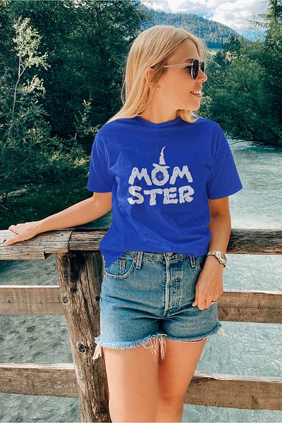 ADABEBEK Γυναικείο μπλουζάκι Oversize με στάμπα