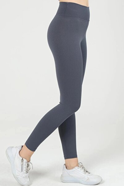 ciella Ženske dimljene Postavljeno flisom F Rebrasto Y Visok struk tajice