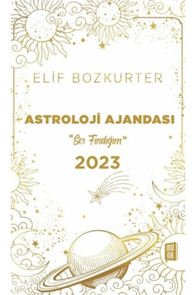 Mona Kitap Astroloji Ajandası 2023 / "sor Fındığım" (ciltli)