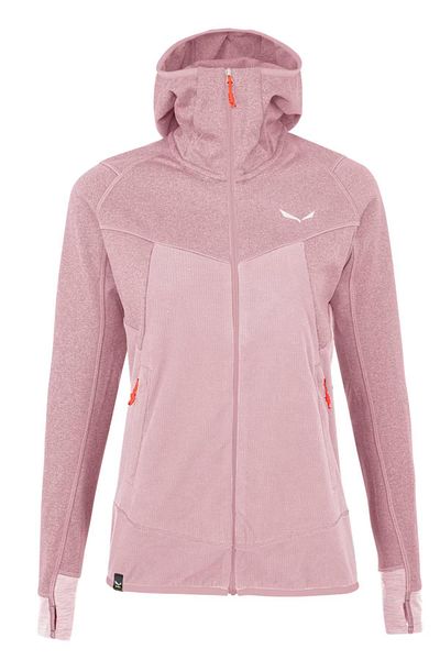 Salewa Hanorac cu glugă pentru femei Puez Hybrid PL Pink Melange Mărimea: L