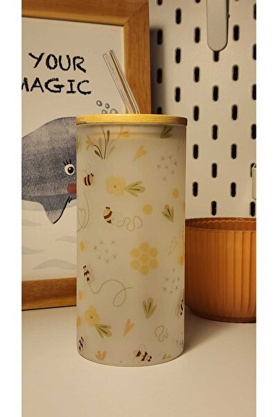 MİAMOO Cam Pipetli Bardak