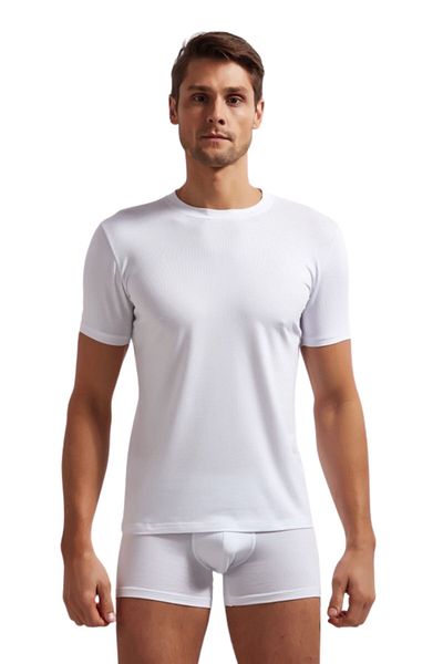 josejuan Tricou pentru bărbați, exclusivist cu gât rotund, Lycra modal Suprem 54211