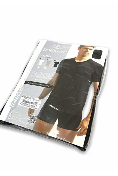 josejuan Мъжки потник с V-образно деколте и половин ръкав, памук и ликра, 1303