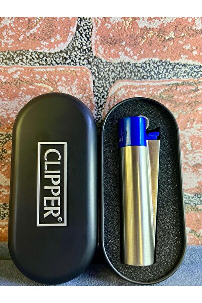 Clipper ORİJİNAL FULL METAL TAŞLI VE GAZLI ÖZEL KUTULU ÇAKMAK