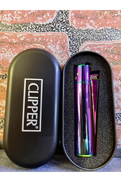 Clipper ORİJİNAL FULL METAL TAŞLI VE GAZLI ÖZEL KUTULU ÇAKMAK
