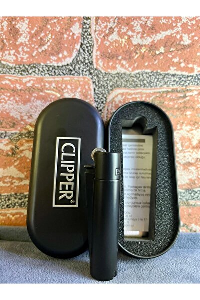Clipper Orijinal Full Metal Taşlı Ve Gazlı Özel Kutulu Çakmak