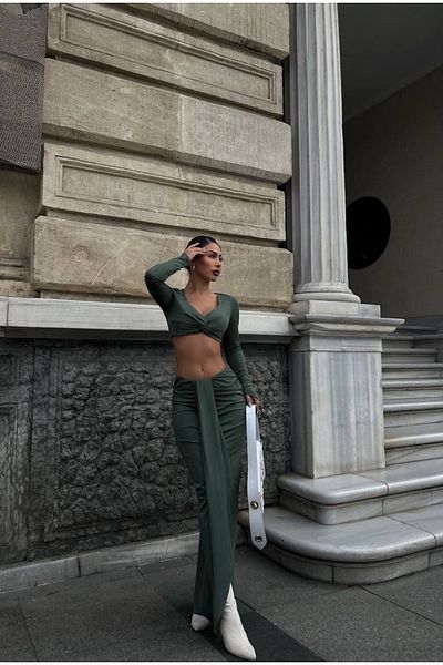 LB Laluna Butik Set bluză și fustă de damă