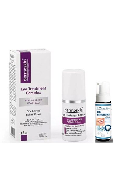 Dermoskin Göz Çevresi Bakım Kremi 15 ml - Diş Beyazlatıcı Köpük Hediye