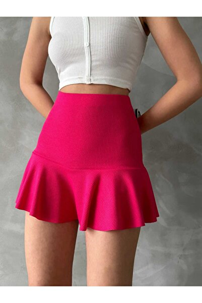 laughs Fucsia Mini Shorts Damă Rd7721