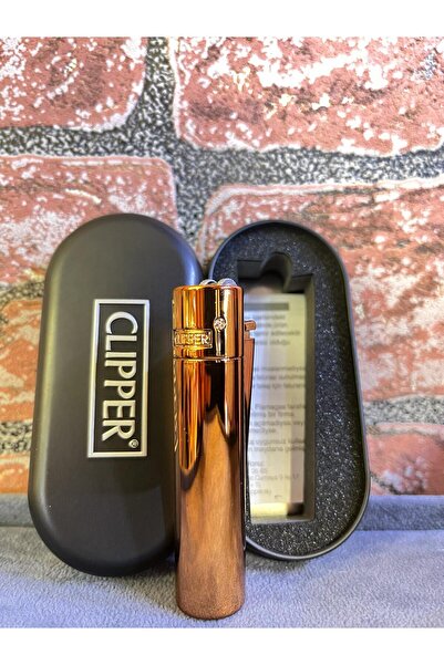 Clipper ORİJİNAL FULL METAL TAŞLI VE GAZLI ÖZEL KUTULU ÇAKMAK