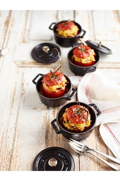 STAUB 405001010 Mini Cast Pot Yuv.black 10 cm