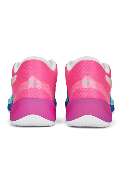 Puma Rise Nitro Fadeaway Erkek Mavi Basketbol Ayakkabısı 37827801