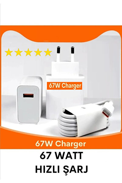 MCASERING SAMSUNG GALAXY A05 A05S / A15 / A15S /A25 / A35 Uyumlu Type-c 67W 5...