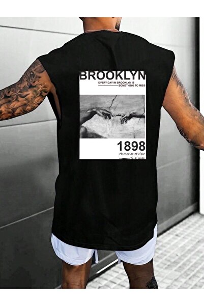 BENROMA Brooklyn Štampano Oversize kroj Unisex majica bez rukava