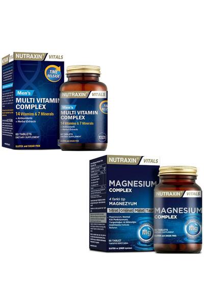 Nutraxin Magnesium Complex 60 Tablet Men's Multi Vitamin Complex 60 Tablet