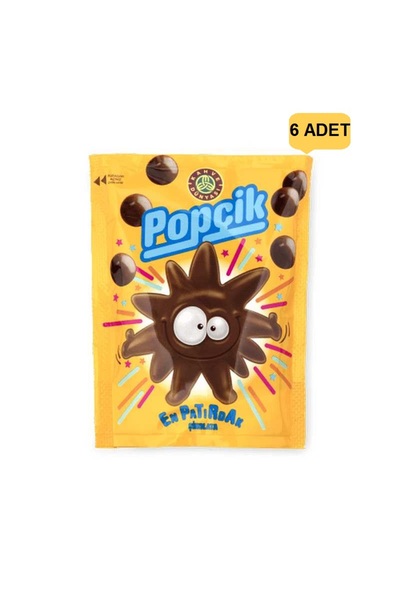 Kahve Dünyası Popçik Patırdak Patlayan Şeker Çikolata Kaplı Buğday Patlağı 40...