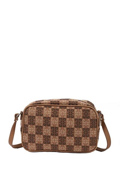 Pierre Cardin Καφέ γυναικεία τσάντα χιαστί 05pc23y346-dmk