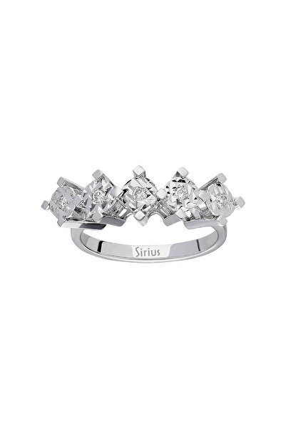 Sirius Pırlanta 1,50 Karat Görünümlü Pırlanta 5 Taş Yüzük