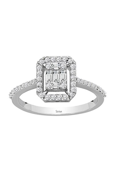 Sirius Pırlanta 0,40 Karat Baget Pırlanta Emilia Yüzük