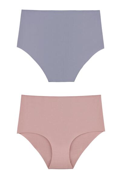 Sensu Kadın Yüksek Bel Lazer Kesim Külot 3'lü Kts2011