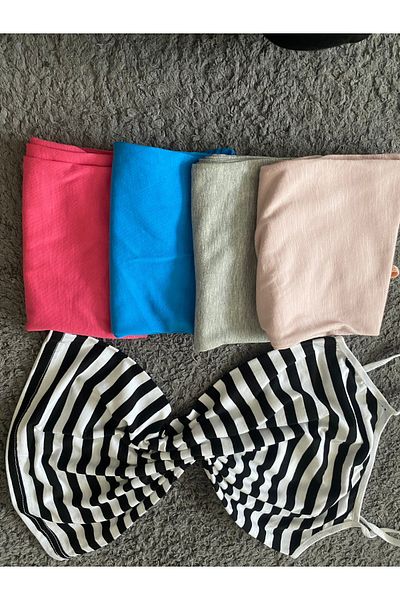 EBRULİ BUTİK06 Large size 5 Pieces Athlete with rope straps