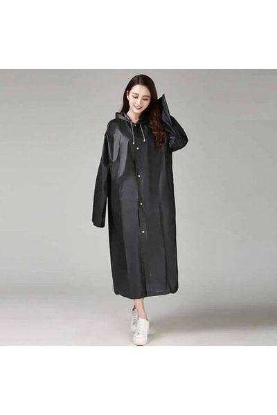 BEYZANA Unisex Μαύρο Αδιάβροχο Αδιάβροχο