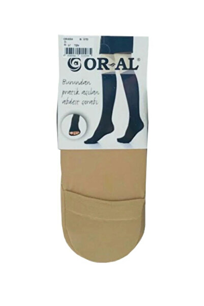 ORAL Жіночі шкарпетки для обмивання ніг, що відкриваються, 6 штук