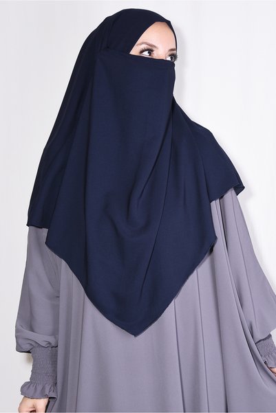 Ns nowascarf Medina Silk Medium Size Veiled Souffle Khimar