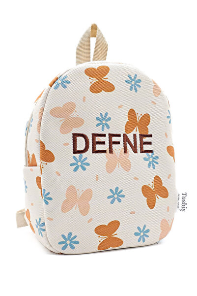 Tosbiş [ Kişiye Özel Isimli ] Minik Kelebek 0-8 Yaş Çocuk Sırt Çantası, Kreş - Anaokulu Çantası