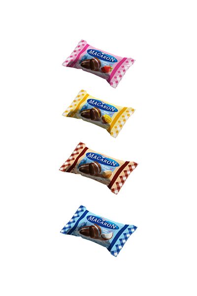 TAYAŞ Macaron Vertical 500Gr X 2 Bags - Mixed Flavor