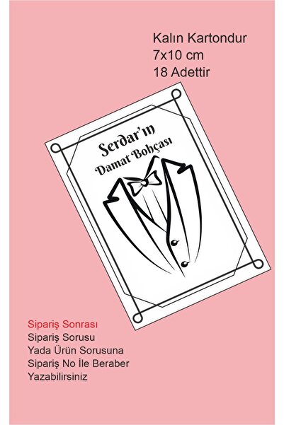 43 cici süsler organizasyon Kartice za mladoženjin paket, Kartica za mirazni ...