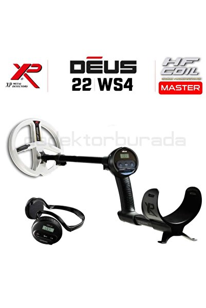 Dedektör Burada Deus Dedektör - 22,5cm HF Başlık,  WS4 Master