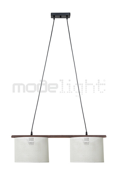 Modelight ZİGANA 2Lİ AVİZE CEVİZ-HASIR BEYAZ SALON-OTURMA-ÇOCUK-YEMEK-YATAK ODASI--ANTRE-MUTFAK