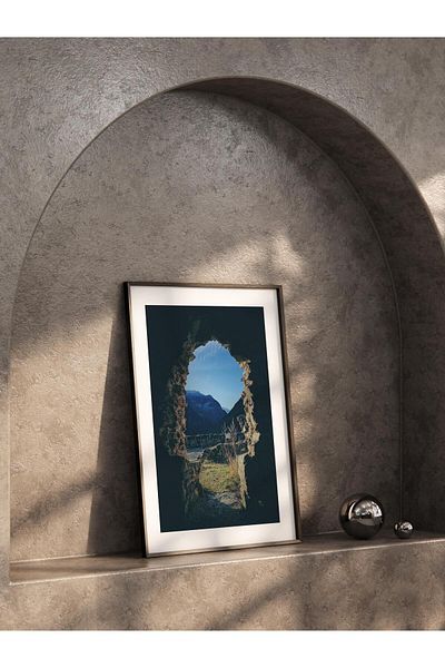 Postifull Mountain No:40 - Φωτογραφία τυπωμένη αφίσα χωρίς πλαίσιο, διακόσμηση τοίχου σαλονιού, κουζίνας, σαλονιού και αίθουσας