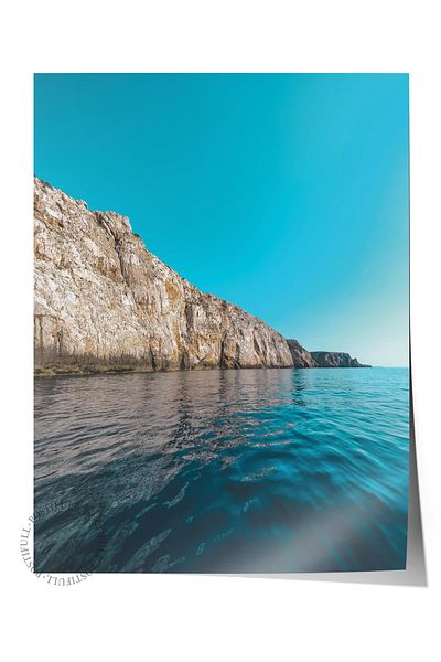 Postifull Φωτογραφία θάλασσας και παραθαλάσσιας - HD Frameless Poster No:20, Διακόσμηση τοίχου σαλονιού και κουζίνας