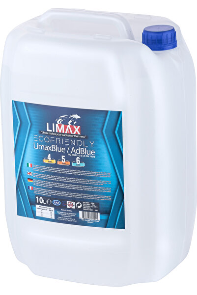 Limax Adblue 10 Lt Dolum Aparatlı Euro 4-5-6 Dizel Emisyon Düşürücü