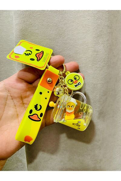 Meyra Accessories 1 luxury juicy lucky duck chick silicone pokemon bag ornament keychain with a variety of models