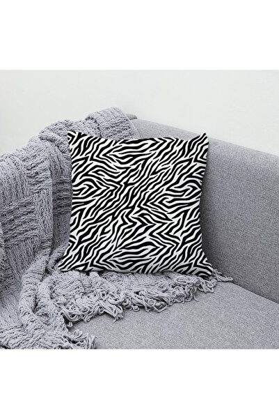Gofre Home Husă de pernă decorativă cu model zebră imprimată digital - husă d...