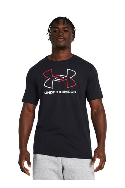 Under Armour Ανδρικό μαύρο μπλουζάκι 1382915 -001 UA GL ΒΑΣΗ UPDATE