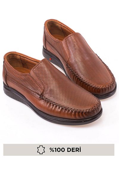 maximoda Мъжки обувки от естествена кожа, летни, без връзки, отвътре навън