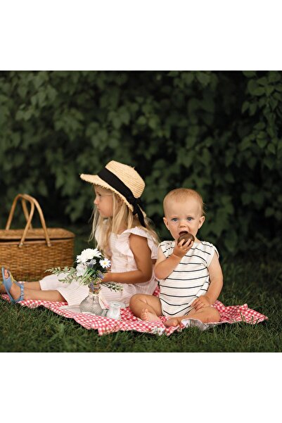 Antebies Navy Blue Striped Knitwear Barbatöz